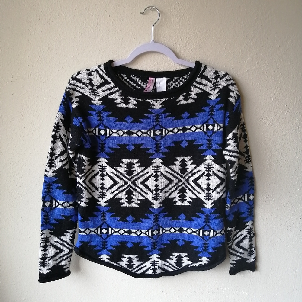 Vintage Southwestern Patterned Sweater